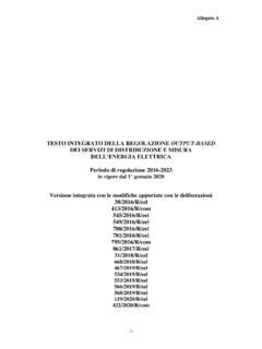 TESTO INTEGRATO DELLA REGOLAZIONE OUTPUT.